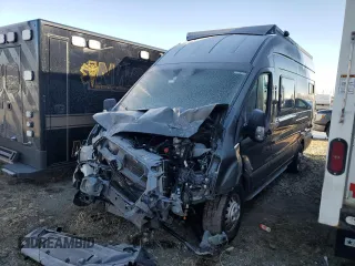 2023 Ford Transit with VIN 1FTBR3UG2PKA02239, listed as a Copart auction lot 82384484 with Not provided miles and Salvage title. Bid and sale history available at DreamBid. Image 1.