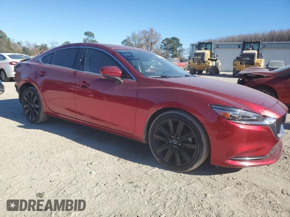 2020 Mazda 6 Grand Touring with VIN JM1GL1TY7L1516772, listed as a Copart auction lot 82192074 with 34,064 mi miles and Salvage Title. Bid and sale history available at DreamBid. Image 4.