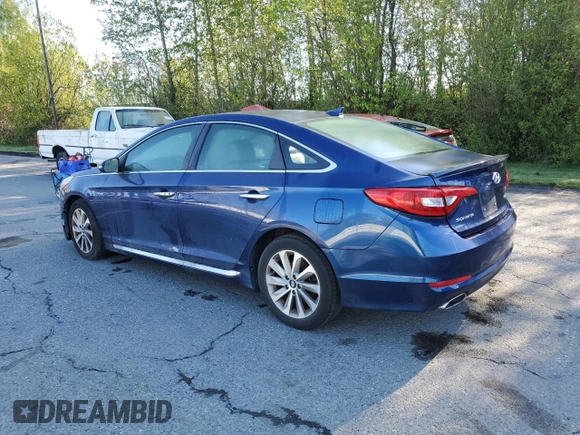 2017 Hyundai Sonata Sport with VIN 5NPE34AF3HH477382, listed as a Copart auction lot 54275955 with 91,930 mi miles and Clean Title. Bid and sale history available at carsss.com. Image 2.