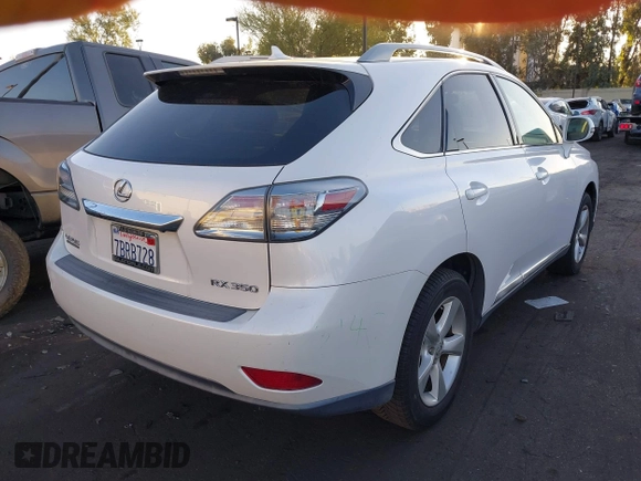 2011 Lexus RX 350 with VIN 2T2ZK1BA0BC055579, listed as a IAAI auction lot 42643844 with 178,066 mi miles and . Bid and sale history available at DreamBid. Image 4.