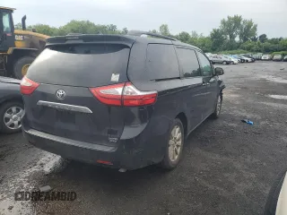 2015 Toyota Sienna Limited with VIN 5TDDK3DC5FS107620, listed as a Copart auction lot 62681205 with 208,070 mi miles and Salvage title. Bid and sale history available at DreamBid. Image 3.