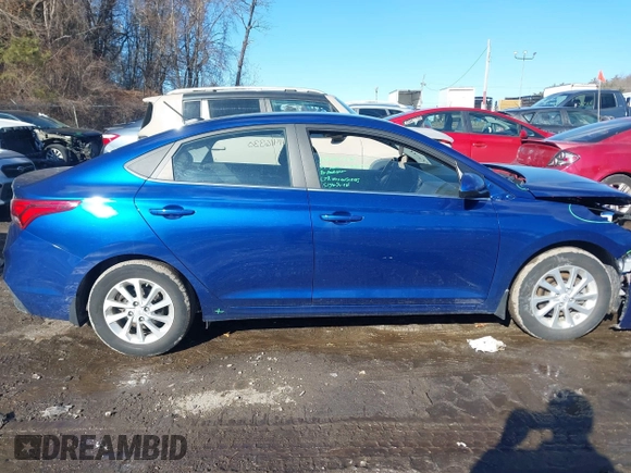 2020 Hyundai Accent SE with VIN 3KPC24A67LE122187, listed as a IAAI auction lot 41416330 with 41,018 mi miles. Bid and sale history available at carsss.com. Image 13.