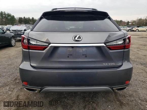 2022 Lexus RX with VIN 2T2HZMDA7NC320668, listed as a Copart auction lot 51437455 with 55,069 mi miles and Salvage Title. Bid and sale history available at carsss.com. Image 6.