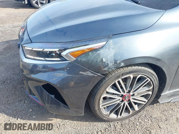 2024 Kia Forte GT with VIN 3KPF44AC1RE749053, listed as a IAAI auction lot 41897125 with 18,999 mi miles and . Bid and sale history available at carsss.com. Image 6.