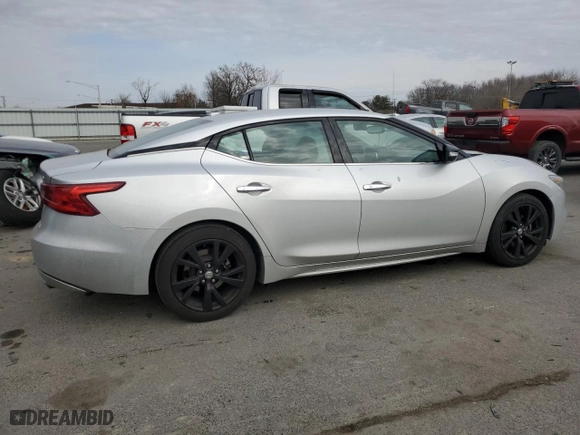 2018 Nissan Maxima SL with VIN 1N4AA6AP2JC385454, listed as a Copart auction lot 47820185 with 45,174 mi miles and Salvage Title. Bid and sale history available at carsss.com. Image 3.