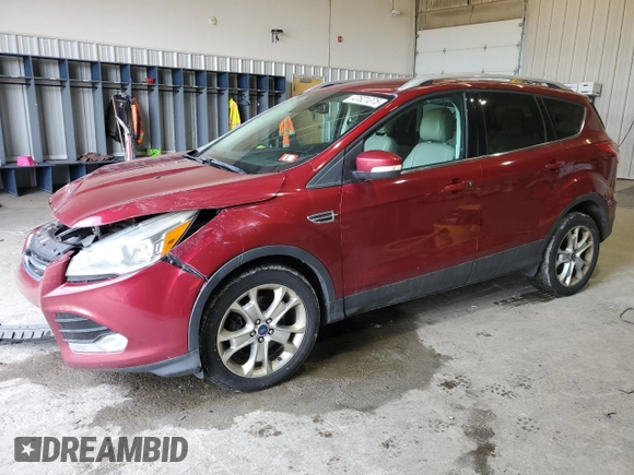 2014 Ford Escape Titanium with VIN 1FMCU9J92EUA80822, listed as a Copart auction lot 47621375 with 235,691 mi miles and Salvage Title. Bid and sale history available at DreamBid. Image 1.