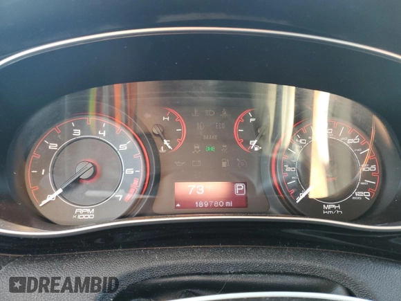 2013 Dodge Dart SXT with VIN 1C3CDFBA8DD289254, listed as a Copart auction lot 55173725 with 189,780 mi miles and Clean Title. Bid and sale history available at carsss.com. Image 9.