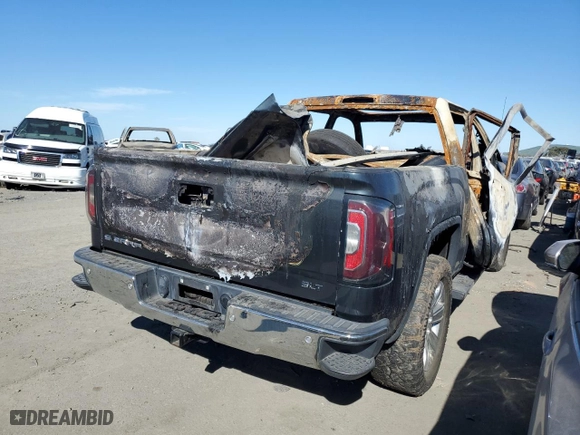 2017 GMC Sierra 1500 SLT with VIN 3GTU2NEJ3HG205118, listed as a Copart auction lot 49086284 with 0 mi miles and Non Repairable. Bid and sale history available at carsss.com. Image 3.