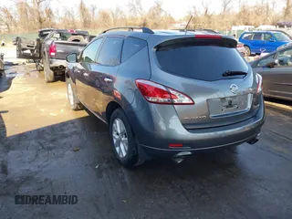 2013 Nissan Murano S with VIN JN8AZ1MW4DW306379, listed as a IAAI auction lot 41662640 with 102,863 mi miles. Bid and sale history available at carsss.com. Image 3.