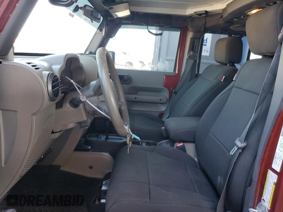 2008 Jeep Wrangler Unlimited X with VIN 1J4GB39128L650605, listed as a Copart auction lot 74144364 with 157,264 mi miles and Salvage Title. Bid and sale history available at DreamBid. Image 7.