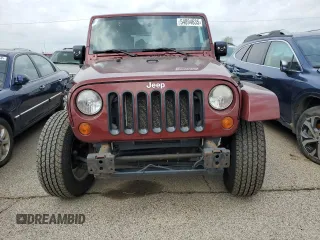2008 Jeep Wrangler Unlimited Sahara with VIN 1J4GA59168L534967, listed as a Copart auction lot 54894635 with 180,581 mi miles and Salvage title. Bid and sale history available at DreamBid. Image 5.