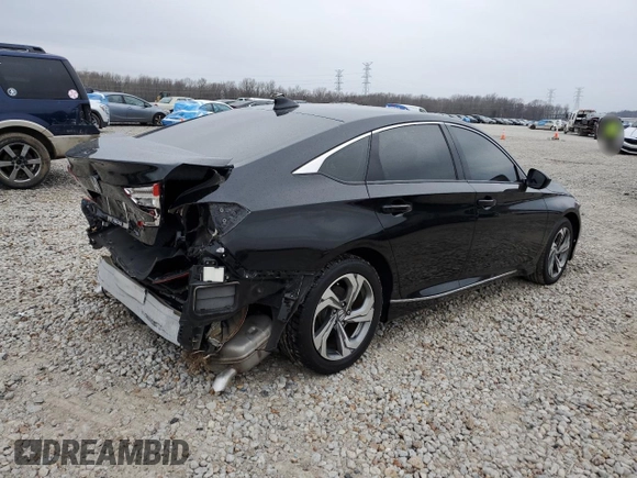 2018 Honda Accord EX with VIN 1HGCV1F42JA260038, listed as a Copart auction lot 44267305 with 59,176 mi miles and Salvage Title. Bid and sale history available at DreamBid. Image 3.