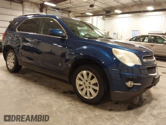 2010 Chevrolet Equinox LT w/2LT with VIN 2CNALPEW3A6230590, listed as a IAAI auction lot 41859309 with 114,429 mi miles. Bid and sale history available at carsss.com. Image 1.