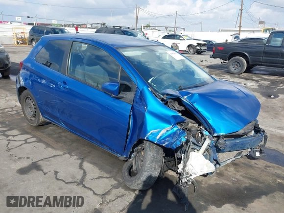 2015 Toyota Yaris L with VIN VNKJTUD3XFA020368, listed as a IAAI auction lot 41555073 with 122,552 mi miles and . Bid and sale history available at carsss.com. Image 1.