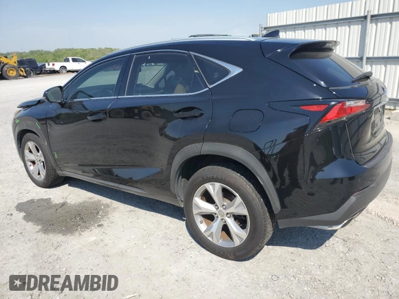 2017 Lexus NX 200t with VIN JTJYARBZ9H2059156, listed as a Copart auction lot 53250485 with 95,902 mi miles and Salvage Title. Bid and sale history available at DreamBid. Image 2.