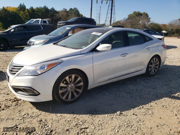 2015 Hyundai Azera Limited with VIN KMHFH4JGXFA476485, listed as a Copart auction lot 77338624 with 111,056 mi miles and Salvage Title. Bid and sale history available at carsss.com. Image 1.