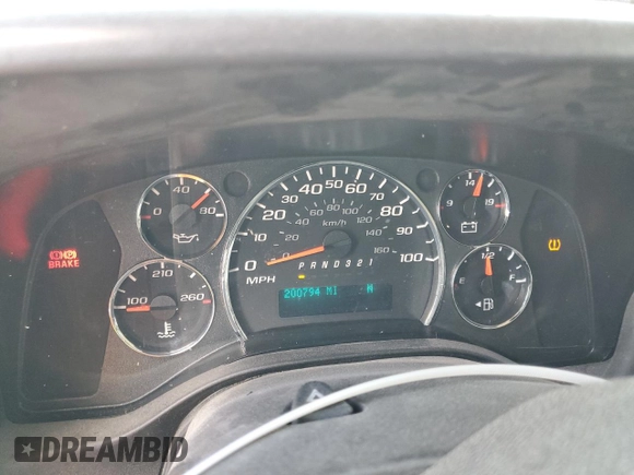 2013 Chevrolet Express Cargo Van with VIN 1GCSGAFXXD1160031, listed as a Copart auction lot 44134075 with 200,794 mi miles and Clean Title. Bid and sale history available at carsss.com. Image 9.