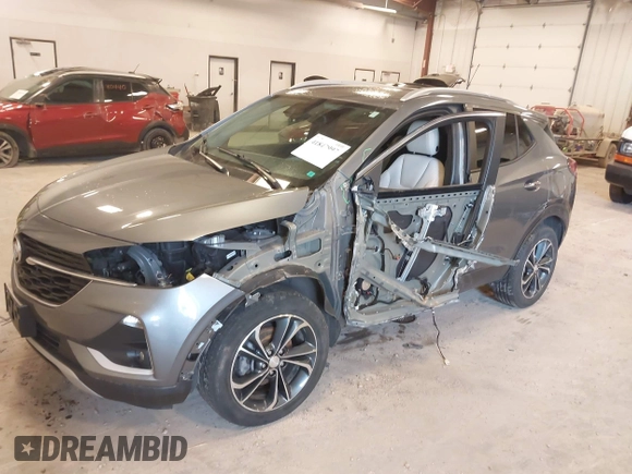 2021 Buick Encore GX Select with VIN KL4MMESL7MB164781, listed as a IAAI auction lot 41847997 with 83,368 mi miles and . Bid and sale history available at DreamBid. Image 6.
