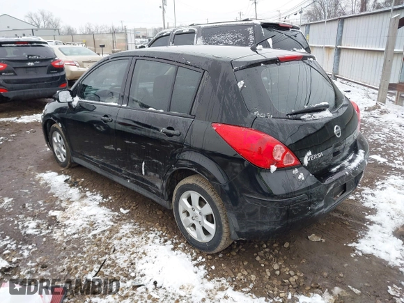 2009 Nissan Versa 1.8 SL with VIN 3N1BC13E49L427102, listed as a IAAI auction lot 41553357 with 133,300 mi miles. Bid and sale history available at carsss.com. Image 3.