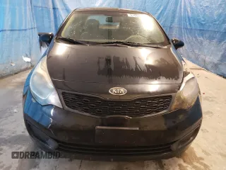2013 Kia Rio LX with VIN KNADM4A31D6127488, listed as a Copart auction lot 51660205 with 77,357 mi miles and Salvage Title. Bid and sale history available at carsss.com. Image 5.