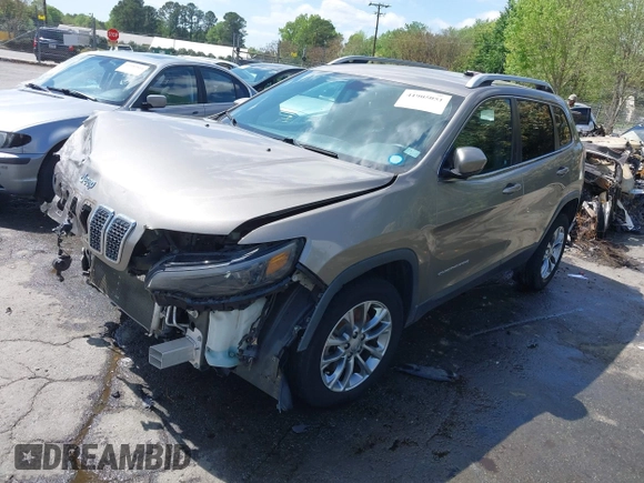 2019 Jeep Cherokee Latitude Plus with VIN 1C4PJLLB5KD184163, listed as a IAAI auction lot 41905051 with 247,574 mi miles. Bid and sale history available at carsss.com. Image 2.