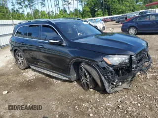 2021 Mercedes-Benz GLS 450 with VIN 4JGFF5KE8MA375869, listed as a Copart auction lot 61446704 with 58,763 mi miles and Salvage Title. Bid and sale history available at DreamBid. Image 4.
