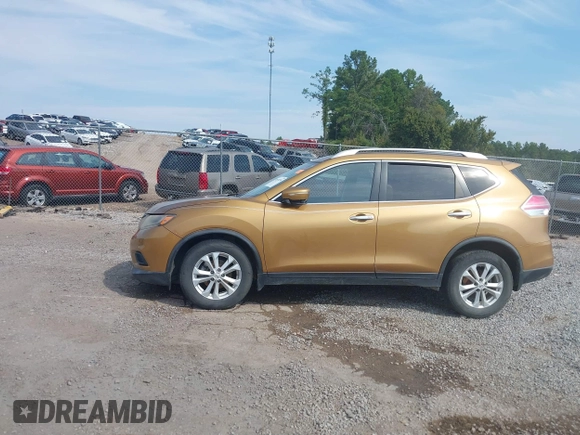 2015 Nissan Rogue S with VIN KNMAT2MT5FP503731, listed as a IAAI auction lot 40371238 with 148,022 mi miles and . Bid and sale history available at DreamBid. Image 14.
