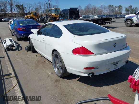 2005 BMW 6 Series 645Ci with VIN WBAEH73465B191566, listed as a IAAI auction lot 41790186 with Not Provided miles and . Bid and sale history available at carsss.com. Image 3.