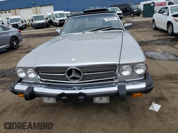 1985 Mercedes-Benz SL with VIN WDBBA45C6FA024529, listed as a Copart auction lot 73559924 with 75,789 mi miles and Salvage title. Bid and sale history available at DreamBid. Image 5.