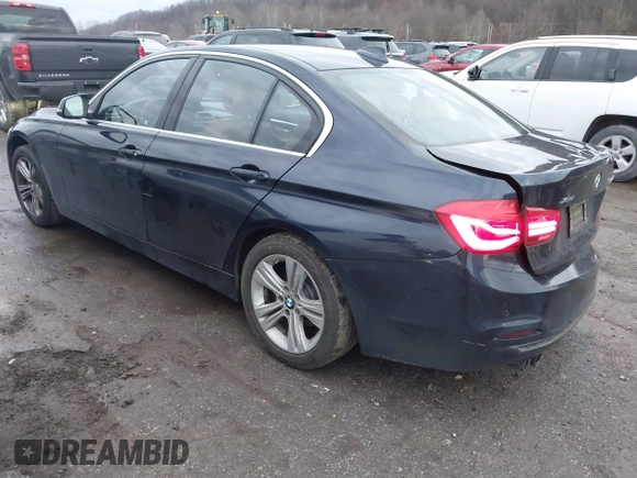 2017 BMW 3 Series 330i xDrive with VIN WBA8D9G55HNU60442, listed as a IAAI auction lot 41039727 with 99,350 mi miles. Bid and sale history available at carsss.com. Image 3.