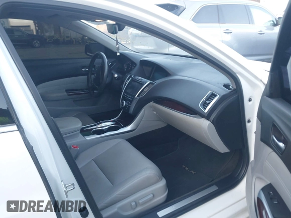 2015 Acura TLX V6 Tech with VIN 19UUB3F56FA000492, listed as a IAAI auction lot 41274442 with 95,519 mi miles. Bid and sale history available at carsss.com. Image 5.