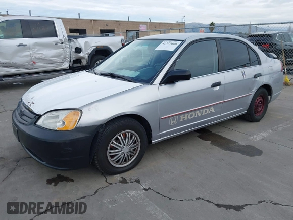 2001 Honda Civic LX with VIN 1HGES15511L023007, listed as a IAAI auction lot 41577660 with 288,408 mi miles. Bid and sale history available at carsss.com. Image 20.