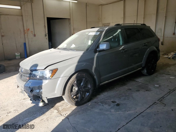 2019 Dodge Journey Crossroad with VIN 3C4PDCGGXKT803542, listed as a Copart auction lot 47449295 with 75,349 mi miles and Salvage Title. Bid and sale history available at carsss.com. Image 1.