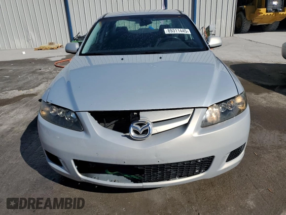 2007 Mazda 6 i Touring with VIN 1YVHP80C375M24948, listed as a Copart auction lot 89311445 with 91,227 mi miles and Salvage Title. Bid and sale history available at DreamBid. Image 5.