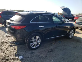 2012 Infiniti FX35 with VIN JN8AS1MW4CM154991, listed as a Copart auction lot 53471755 with 167,418 mi miles and Salvage Title. Bid and sale history available at carsss.com. Image 3.