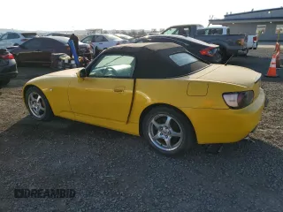 2001 Honda S2000 z VIN JHMAP11491T005400, wystawiony jako Copart lot #44014225 z przebiegiem 146 890 mil mil oraz Czysty tytuł • Clean title. Historia ofert i sprzedaży dostępna na DreamBid. Obrazek 2.