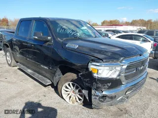 2021 Ram 1500 Big Horn with VIN 1C6SRFFT1MN692725, listed as a IAAI auction lot 40749018 with 41,687 mi miles. Bid and sale history available at carsss.com. Image 1.