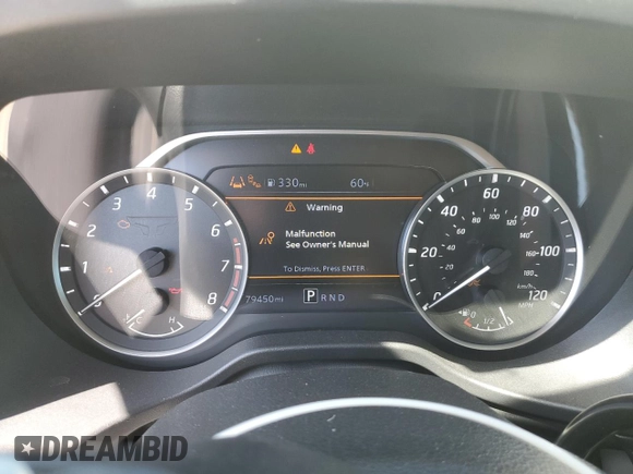 2021 Nissan Titan SV с VIN 1N6AA1EDXMN527522, выставлен на аукционе Copart как лот 52826715 с пробегом 79 450 миль миль и Списание • Salvage title. История ставок и продаж доступна на DreamBid. Изображение 9.
