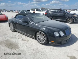 2011 Bentley Continental GT with VIN SCBDP3ZA1BC067897, listed as a Copart auction lot 74782274 with Not Provided miles and Salvage Title. Bid and sale history available at DreamBid. Image 4.