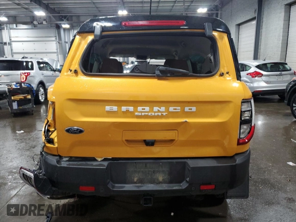 2022 Ford Bronco Sport Outer Banks with VIN 3FMCR9C63NRD70417, listed as a Copart auction lot 56487815 with 29,284 mi miles and Salvage title. Bid and sale history available at DreamBid. Image 6.