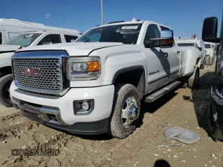 2016 GMC Sierra 3500HD Denali z VIN 1GT42YE8XGF253052, wystawiony jako Copart lot #80551874 z przebiegiem 103 056 mil mil oraz Szkoda całkowita • Salvage title. Historia ofert i sprzedaży dostępna na DreamBid. Obrazek 1.