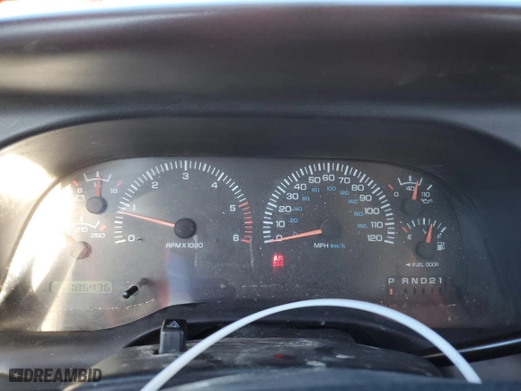 1998 Dodge Ram 1500 with VIN 1B7HF16Z0WS546985, listed as a Copart auction lot 80707114 with 186,436 mi miles and Salvage Title. Bid and sale history available at carsss.com. Image 9.