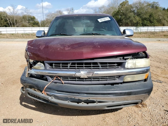 2002 Chevrolet Silverado 1500 LS with VIN 2GCEC19V321123493, listed as a Copart auction lot 48728115 with 262,708 mi miles and Salvage Title. Bid and sale history available at carsss.com. Image 5.