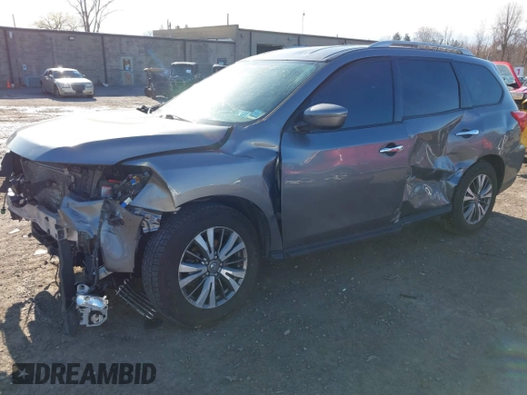 2018 Nissan Pathfinder S with VIN 5N1DR2MM7JC634255, listed as a IAAI auction lot 41961667 with 148,219 mi miles and . Bid and sale history available at DreamBid. Image 2.