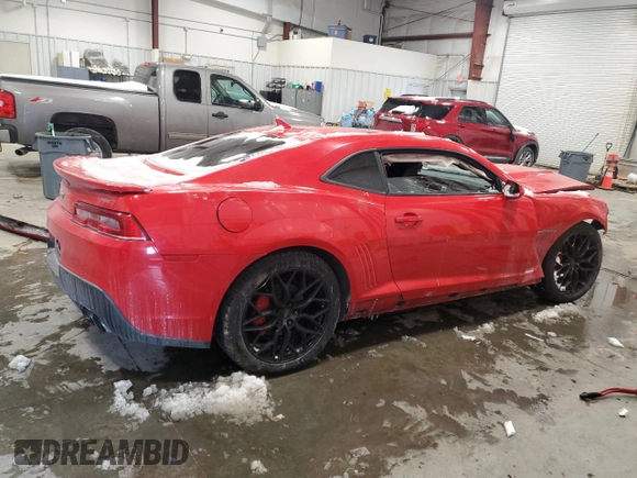 2014 Chevrolet Camaro LT z VIN 2G1FC1E31E9246345, wystawiony jako Copart lot #45882735 z przebiegiem Nie podano mil oraz Nie do naprawy • Non repairable. Historia ofert i sprzedaży dostępna na DreamBid. Obrazek 3.