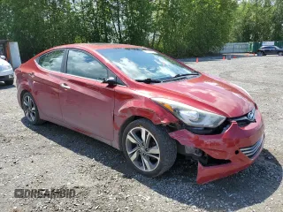 2016 Hyundai Elantra SE with VIN KMHDH4AE0GU626089, listed as a Copart auction lot 57672185 with 144,734 mi miles and Salvage title. Bid and sale history available at DreamBid. Image 4.