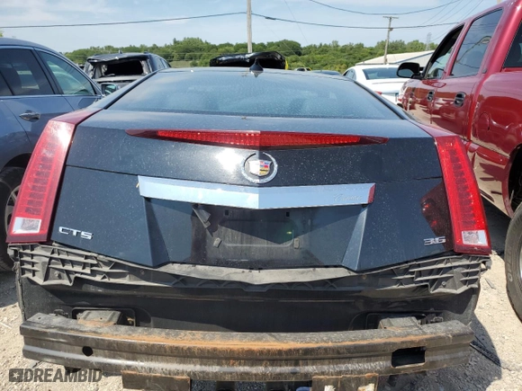 2011 Cadillac CTS Coupe with VIN 1G6DA1ED6B0127003, listed as a Copart auction lot 84096464 with 0 mi miles and Salvage Title. Bid and sale history available at carsss.com. Image 6.