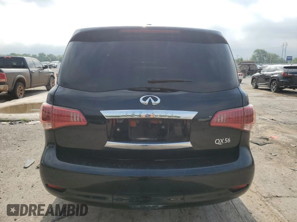 2013 Infiniti QX56 с VIN JN8AZ2NE8D9041296, выставлен на аукционе Copart как лот 57663225 с пробегом 236 137 миль миль и Списание • Salvage title. История ставок и продаж доступна на DreamBid. Изображение 6.