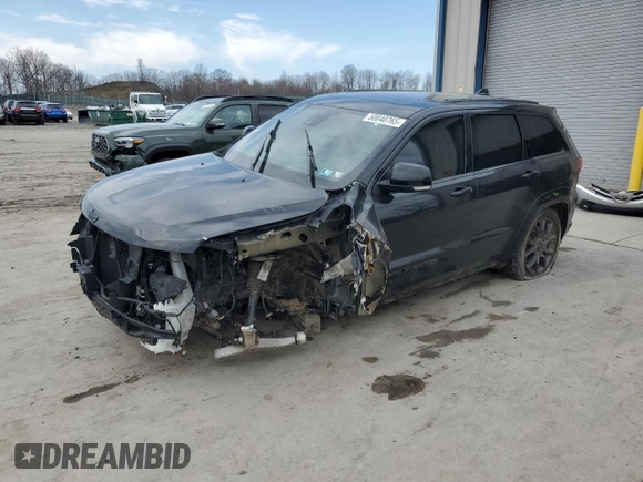 2021 Jeep Grand Cherokee Overland with VIN 1C4RJFCG3MC527325, listed as a Copart auction lot 50040765 with 64,338 mi miles and Salvage Title. Bid and sale history available at carsss.com. Image 1.