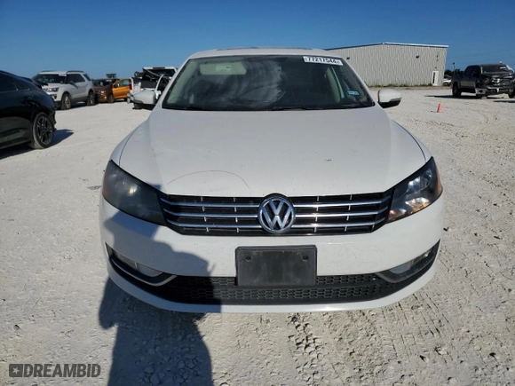 2013 Volkswagen Passat SEL Premium with VIN 1VWCM7A32DC063332, listed as a Copart auction lot 77217544 with 104,534 mi miles and Salvage Title. Bid and sale history available at carsss.com. Image 5.
